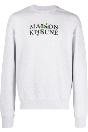 Maison Kitsuné Logo-print cotton sweatshirt