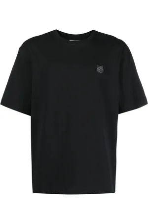 Maison Kitsuné Fox-patch cotton T-shirt