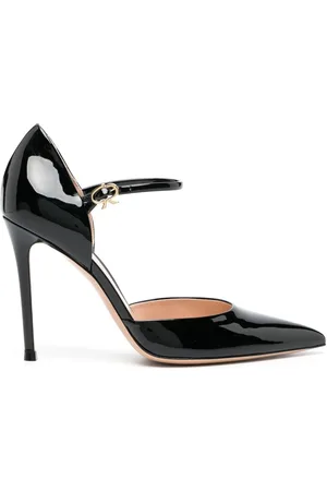 Gianvito Rossi Piper Anklet patent-leather pumps