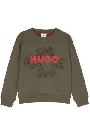 HUGO BOSS Logo-print crew-neck sweatshirt