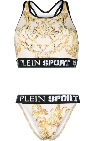 Philipp Plein Baroque-print bikini set