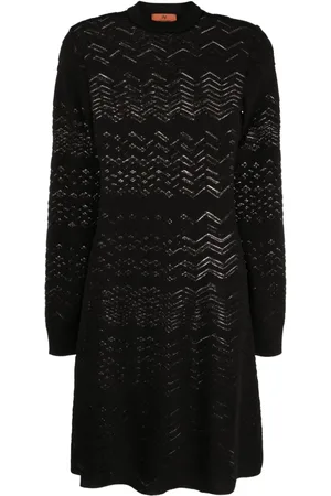 Missoni Zigzag crochet-knit dress