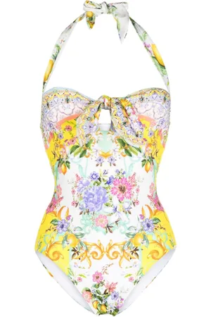 Camilla Caterina Spritz halterneck swimsuit