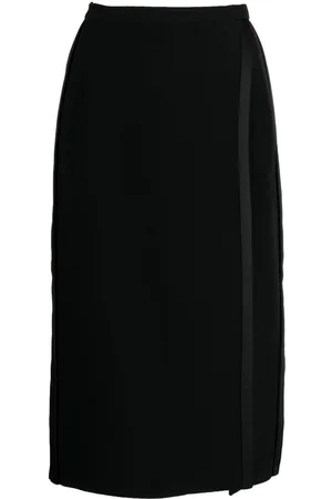DICE KAYEK Overlapping-panel high-waist skirt