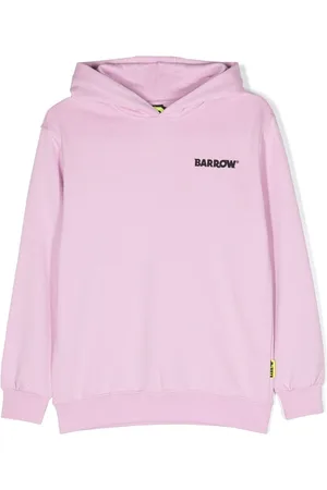 BARROW Logo-print cotton hoodie