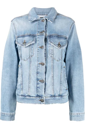 John Richmond Crystal-embellished denim jacket
