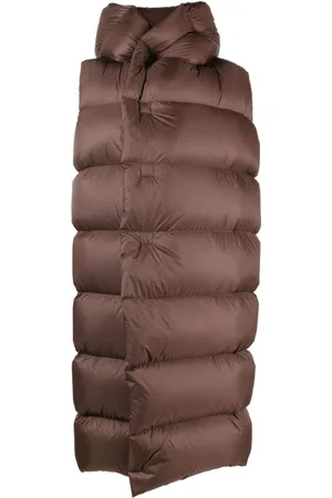 Rick Owens Quilted hooded gilet