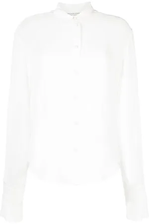 Serafini Raw-edge long-sleeve shirt