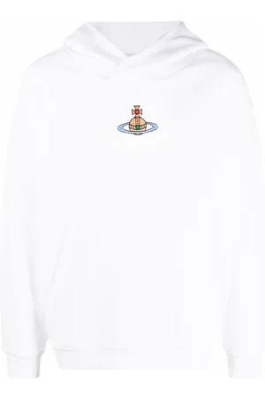 Vivienne Westwood Orb-embroidered organic-cotton hoodie