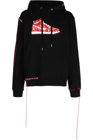 MOSTLY HEARD RARELY SEEN Embroidered-detail cotton hoodie