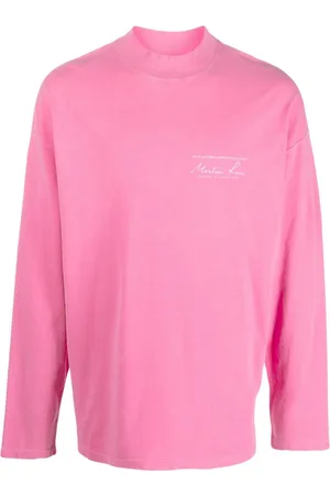 MARTINE ROSE Logo-print long-sleeved T-shirt
