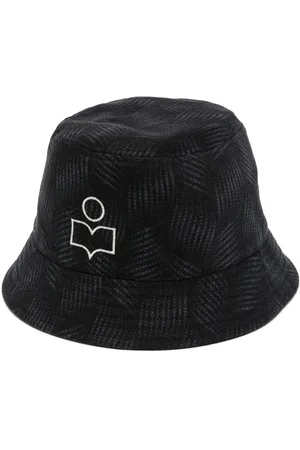 Isabel Marant Haley logo-embroidered cotton bucket hat