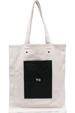 Y-3 Lux logo-print tote bag