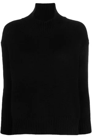LISKA Ribbed-knit cashmere jumper