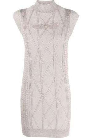 Liu Jo Cut-out lurex minidress