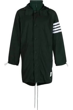 Thom Browne Raglan-sleeve parka coat
