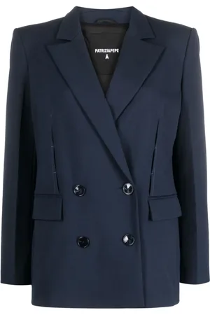 Patrizia Pepe Essential double-breasted blazer