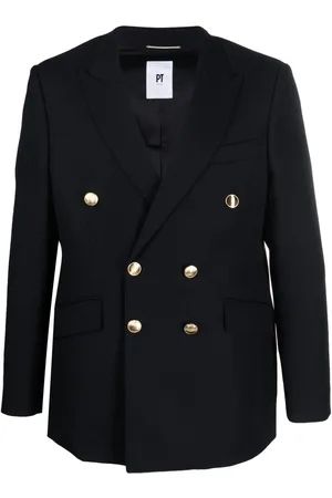 PT Torino Double-breasted wool blazer