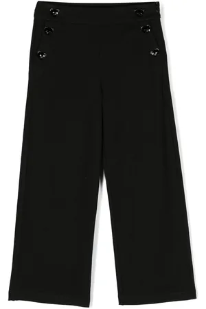 Moschino Logo-print straight-leg trousers