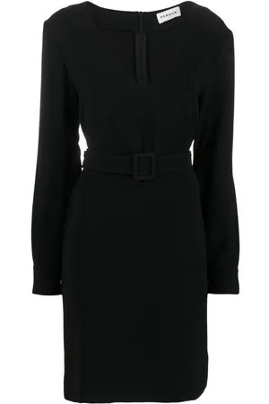 P.A.R.O.S.H. Belted V-neck minidress