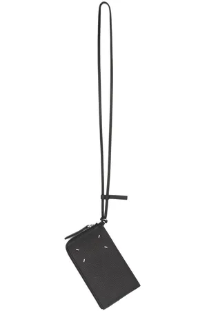 Maison Margiela Four-stitch logo neck wallet