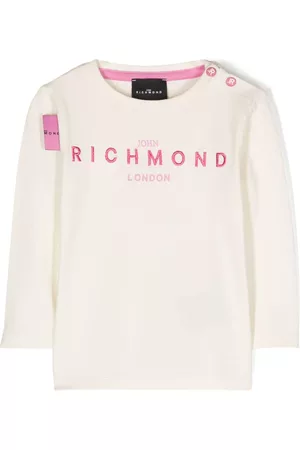 John Richmond Logo-embroidered long-sleeve T-shirt