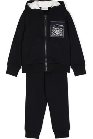 Moncler Logo-patch cotton tracksuit