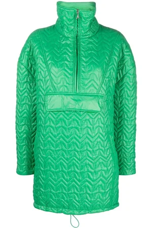 Patrizia Pepe Monogram-jacquard quilted jacket
