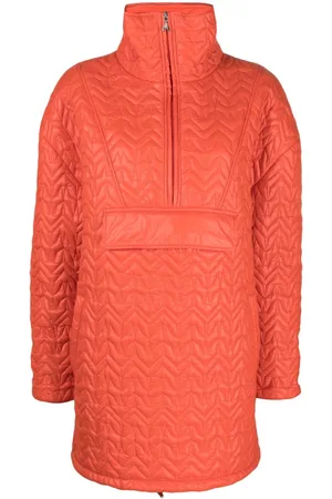 Patrizia Pepe Monogram-pattern quilted coat