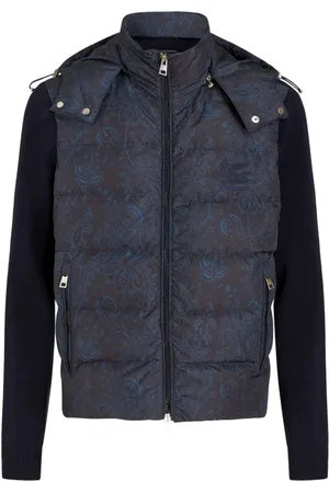 Etro Paisley-print padded hooded jacket