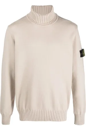 Stone Island Compass-motif roll-neck jumper