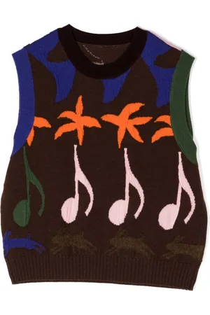 JNBY by JNBY Logo-print wool gilet