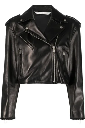 Palm Angels Zip-up leather jacket