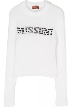 Missoni Logo-embroidered wool jumper