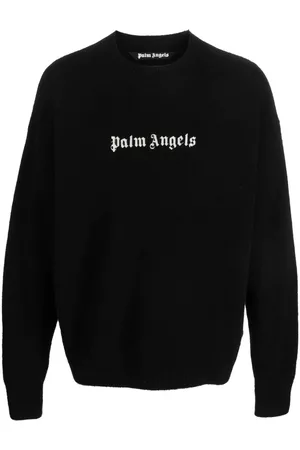 Palm Angels Logo-embroidered jumper