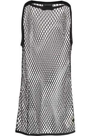 Nicolas Andreas Taralis Semi-sheer mesh tank top