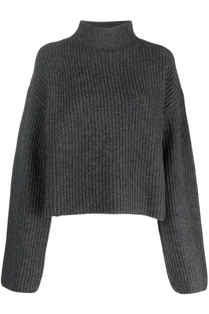 Loulou Studio High-neck ribbed cashmere jumper