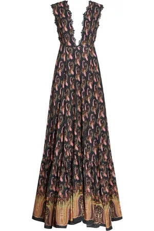 Etro Paisley-print sleeveless maxi dress