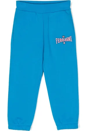 Chiara Ferragni Logo-print cotton track pants