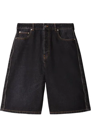OFF-WHITE Arrows tab denim shorts