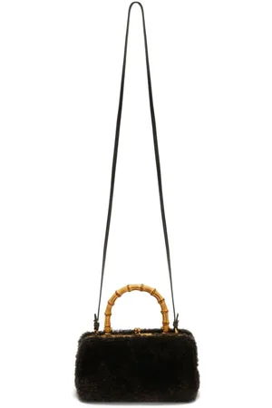 Jil Sander Mini Goji bamboo tote bag