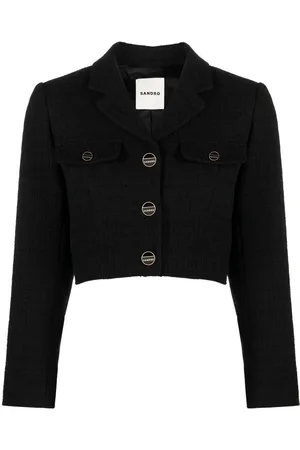 Sandro Cropped tweed jacket