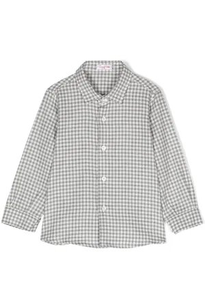 Il gufo Check-print button-up shirt