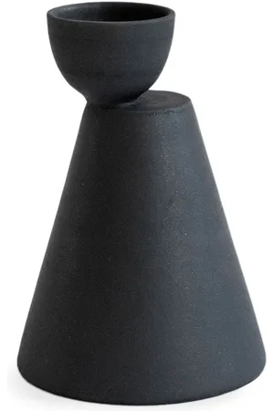 Origin Made Charred Cone clay vase (27cm)