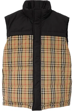 Burberry Check-print padded gilet