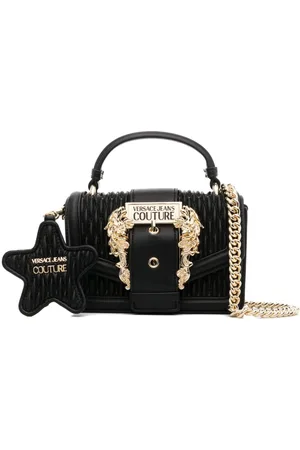 VERSACE Baroque-buckle shoulder bag