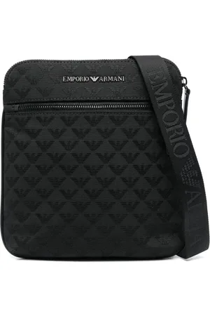 Emporio Armani Logo-jacquard messenger bag