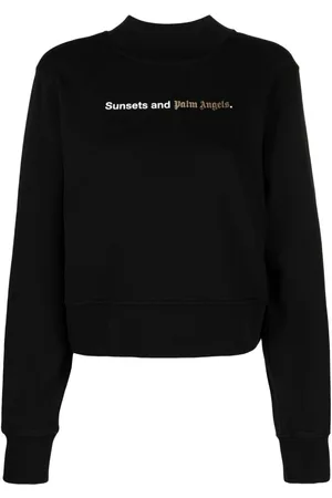 Palm Angels Sunsets-print cotton sweatshirt