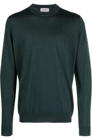 JOHN SMEDLEY Gare striped merino jumper