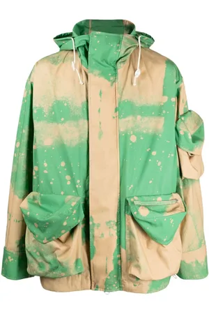 OAMC Gradient-effect cotton hooded jacket